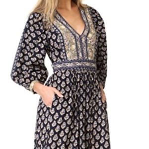 Long Sleeve Indienne Dress
